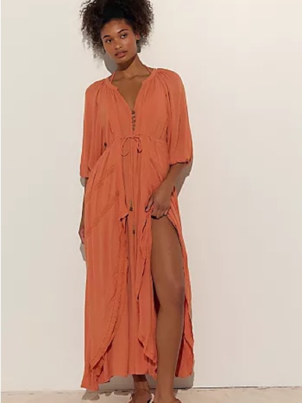 NWT FREE PEOPLE plenty of love maxi dress
